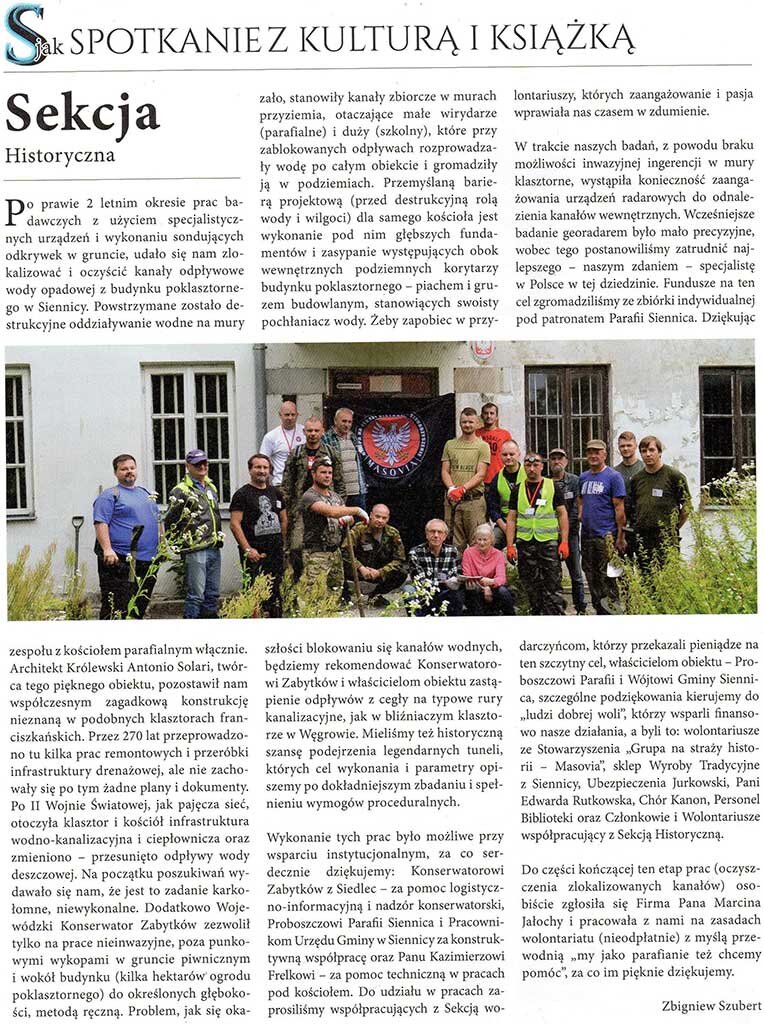 Sienniczka - piszą o nas.